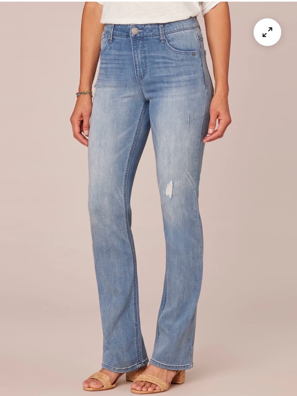 Democracy | "Ab"solution® High Rise Itty Bitty Bootcut Jeans Size 8 - Picture 2 of 9